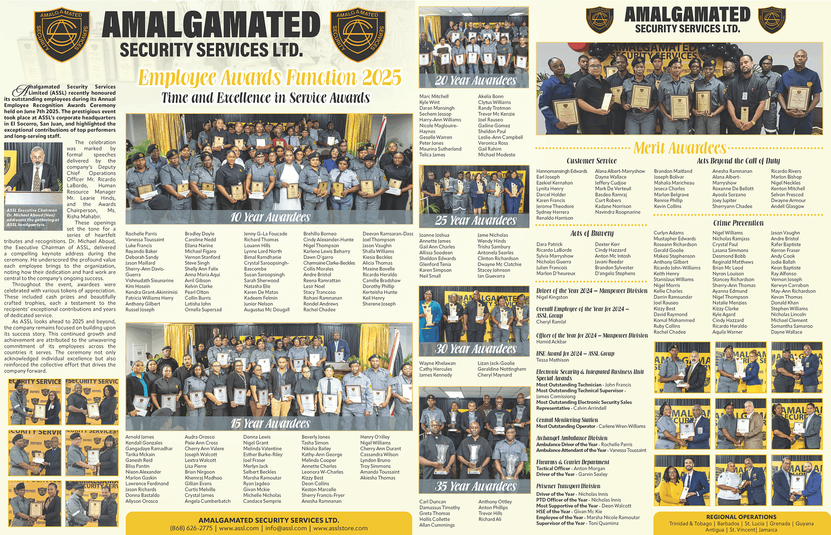 ASSL Employee Awards 2025